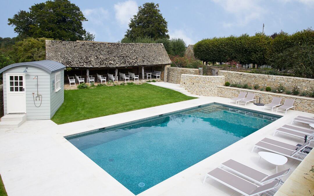 Luxury Residential (Commercial) Outdoor Swimming Pool in the Cotswolds
