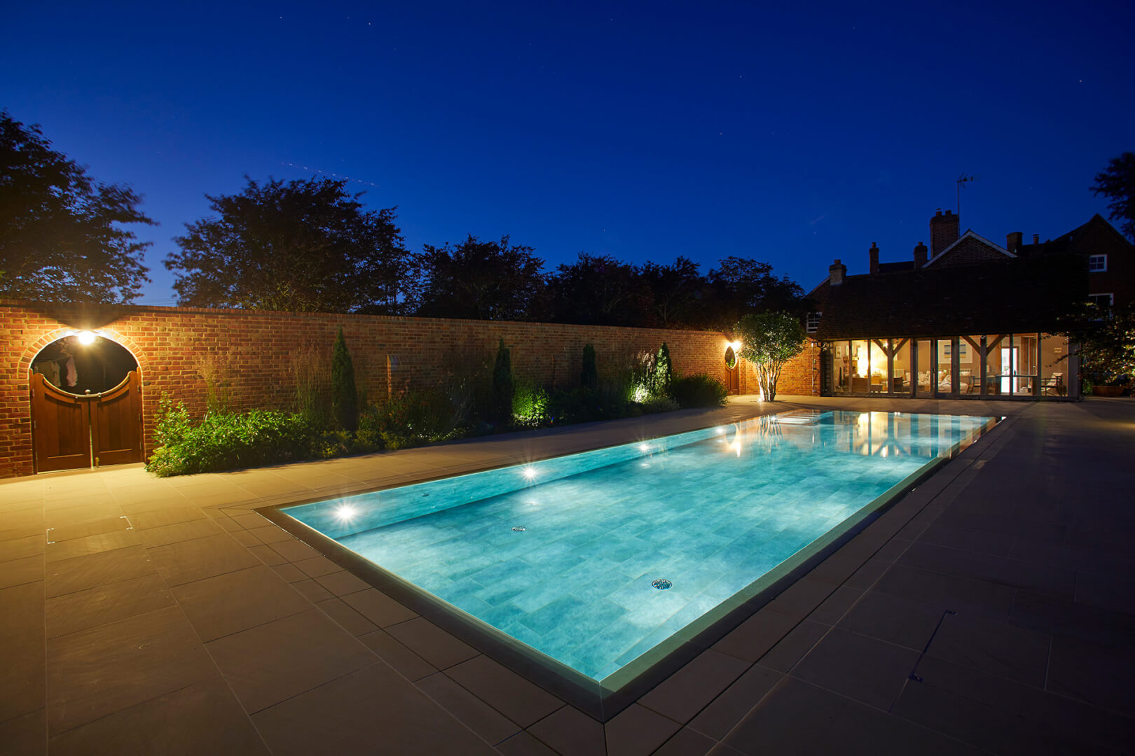 Luxury residential outdoor pool