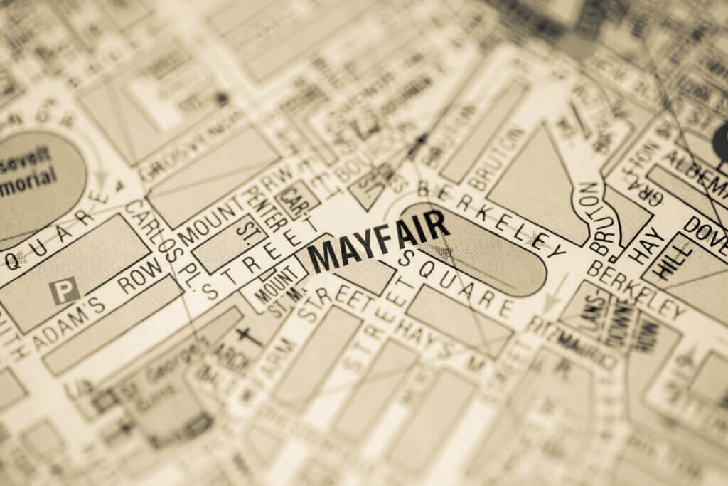 Mayfair map