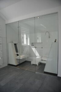 klafs infraplus seat in a room