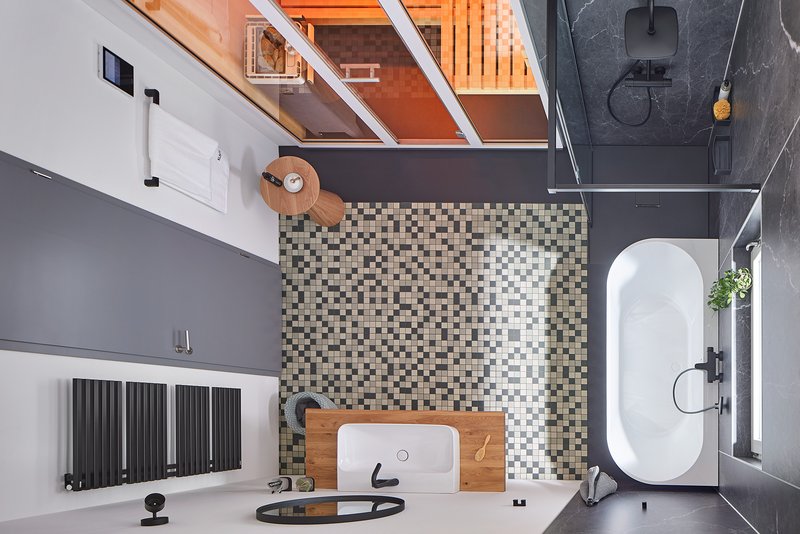Elevate your daily wellness rituals with a sauna in your bathroom
