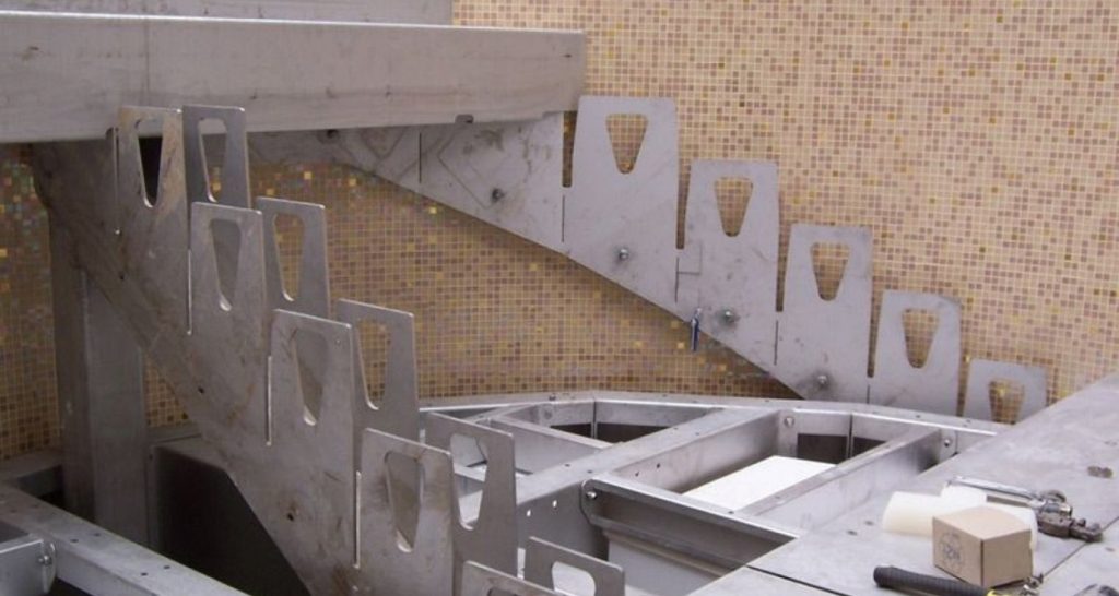 pool contruction stainless steel