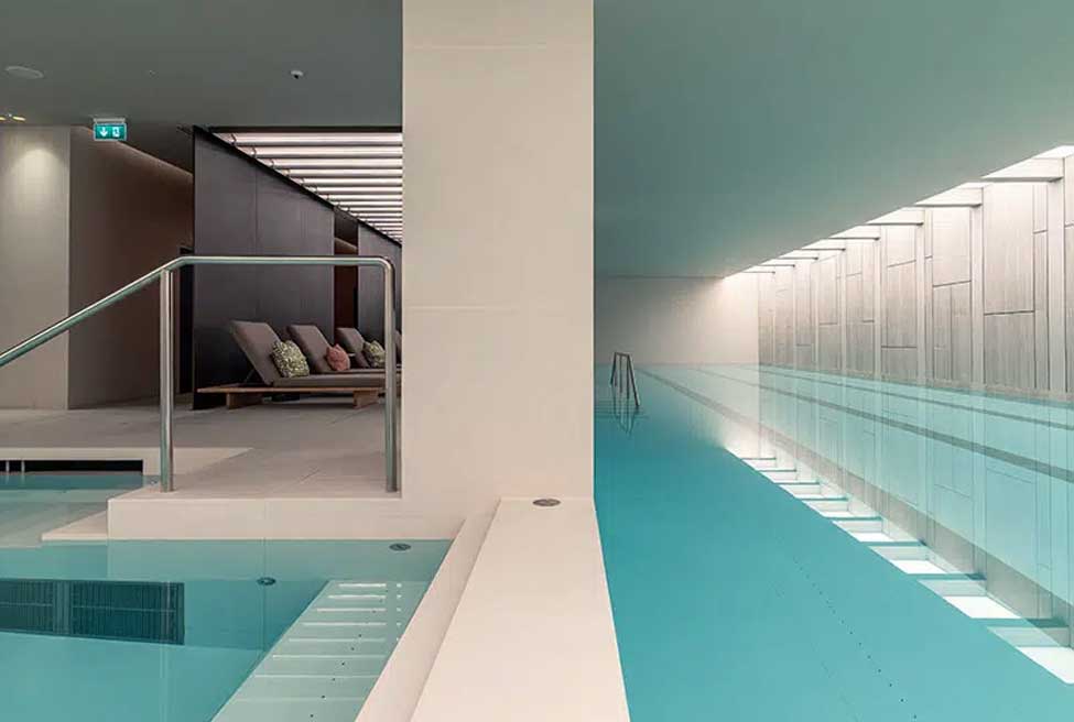 Commercial indoor pool