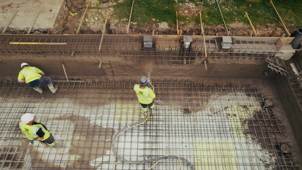 shotcrete swimming pool construction 1