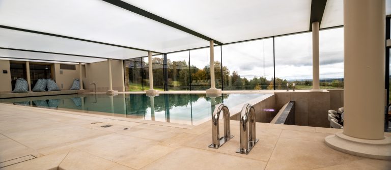 indoor infinity pool project