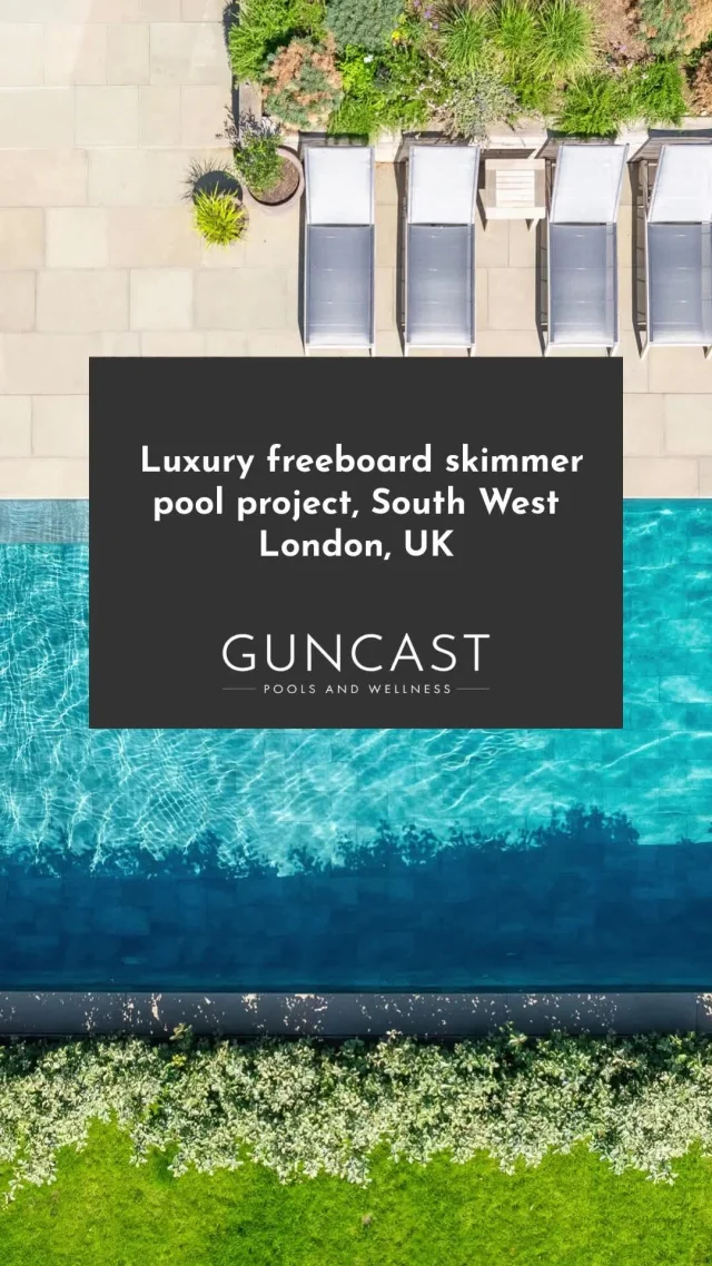 This 12m x 4.8m freeboard skimmer pool in South West London is a prime example of how thoughtful engineering and elegant finishes can transform a garden into a private retreat. 

Designed to complement a home gym and elevate the outdoor space, the pool offers a depth range of 1.3m to 1.8m, perfect for both invigorating swims and relaxed family time.

Key features include:
▪️Large-format tiles for a sleek, seamless aesthetic
▪️Solar slatted automatic pool cover with concealed logic motor
▪️Air source heat pump maintaining a year-round 28°C
▪️Polaris automatic pool cleaner for effortless maintenance

For visionary pool design and construction, reach out to our team today.

#PoolDesign #Wellness