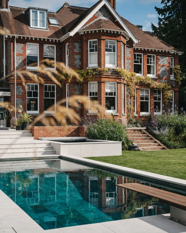A luxurious outdoor swimming pool and hydro‑spa bringing year‑round bliss to this Winchester home ✨

Designed with clean lines, warm tiling and a beautifully balanced layout, this space blends perfectly with the surrounding garden.

From the heated pool to the integrated hydro‑spa, every detail enhances both lifestyle and landscape, creating an elegant, all‑season wellness retreat.

#pooldesign #poolbuild #winchester