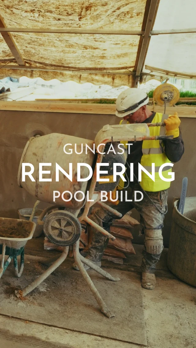 The British weather isn't always on our side... but that doesn't stop us.

To keep this luxury outdoor pool project moving, we install a full marquee over the shell, protecting materials, keeping everything dry and ensuring every stage is completed with total precision.

In this episode of our pool build series, Louis Burton walks through the rendering process:

🏗️ 10mm scratch coat
 ✨ 10mm finishing render
 💧 Static water testing

With the shell accurately shaped, structurally sound and water-tight, we're now ready for the next exciting stage... tiling.

Stay tuned to see this stunning pool come to life.

#GuncastBuildSeries #LuxurySwimmingPools #PoolConstruction #WellnessDesign #OutdoorLiving #SurreyLife